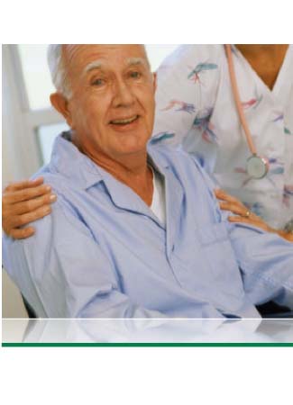 Imagen abuelo con enfermera